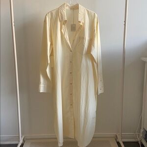 DONNI. Percale Cotton Shirtdress NWT XXL
